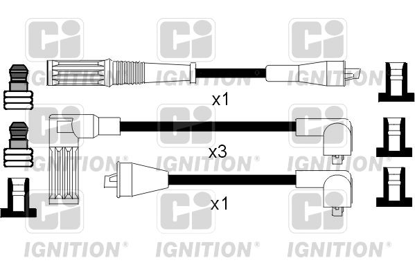 QUINTON HAZELL Комплект проводов зажигания XC853